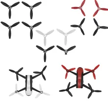4 шт. пластиковый светильник золотой треугольник Sirfoil дизайн пропеллеры Quick Release лопасть пропеллера для Parrot Bebop 2 Drone/fpv2.0