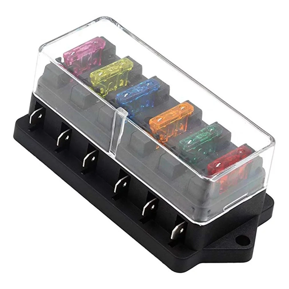 4/6/8/10/12 Way Car Fuse Holder Car Fuse Box Truck Auto Blade with 4/6/8/10/12 Fuses for 12V 32V ATO Standard Circuit fuse box holder fuse holder fuse box