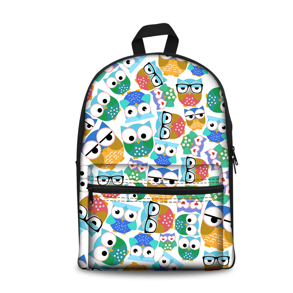 

2018 New Style Owl Canvas Backpack Multi-functional Creative Backpack College Style Shoulder School Bag