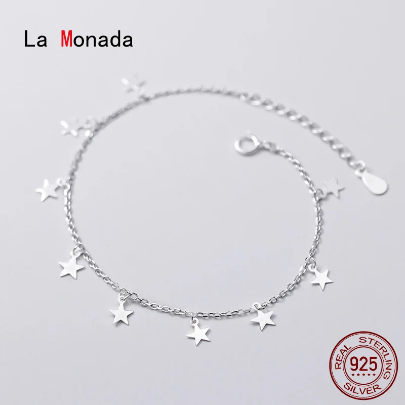 

La Monada Star Charm Bracelets For Women Silver 925 Sterling Silver Fine Real Silver 925 Jewelry Bracelet Chain Women's Bracelet