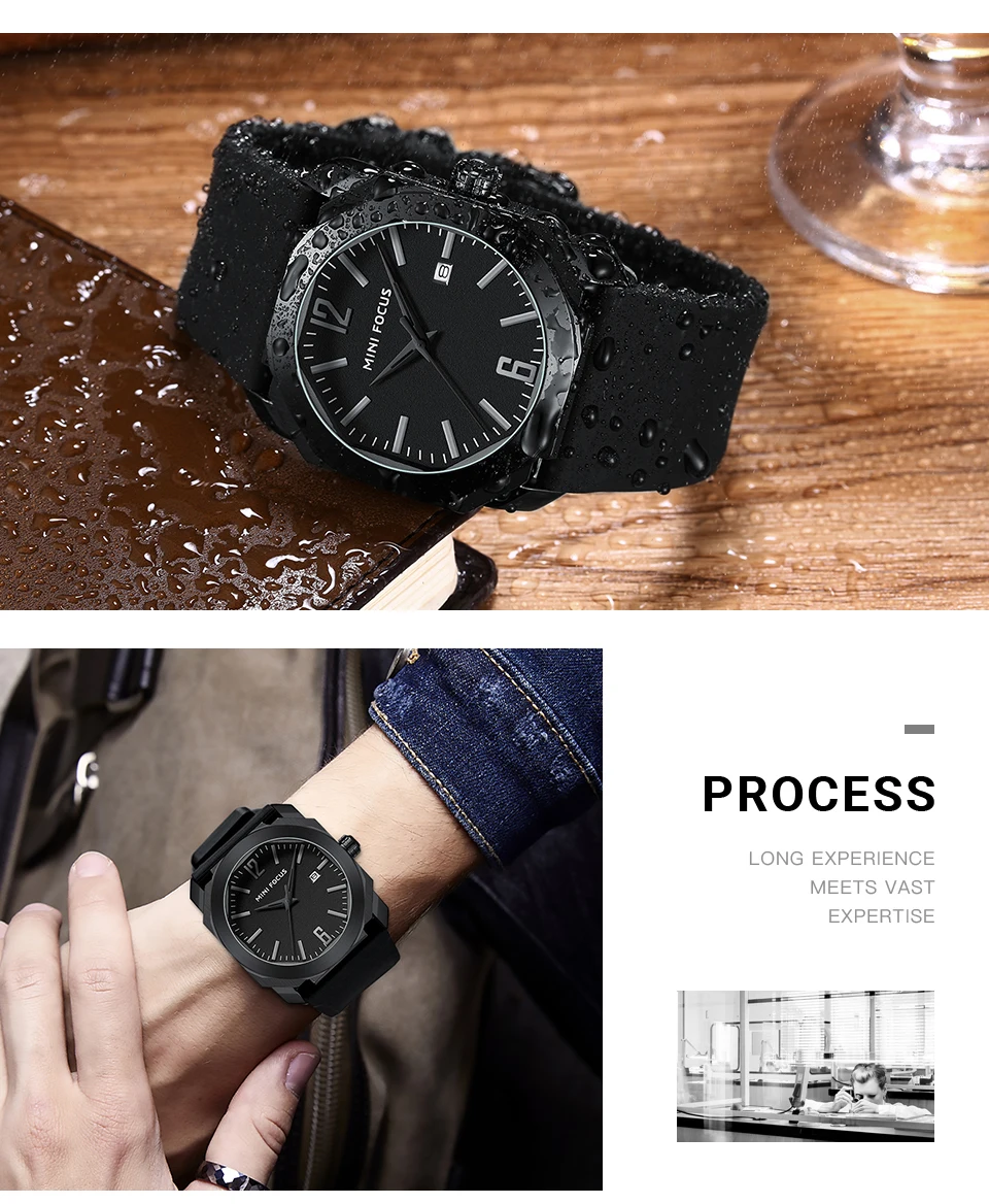 MINI FOCUS Quarzuhr für Herren, wasserdicht_voghion.com