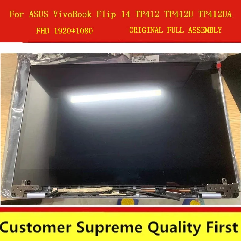 Оригинальная замена 14-дюймовой верхней части ноутбука ASUS VivoBook Flip 14 TP412 TP412U TP412F