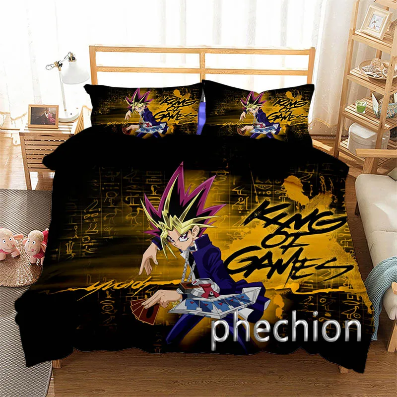 

New Duel Monsters Style 3D Printed Cover Set Twin Full Queen King Size Bedding Set Bed Linens Bedclothes for Young K152
