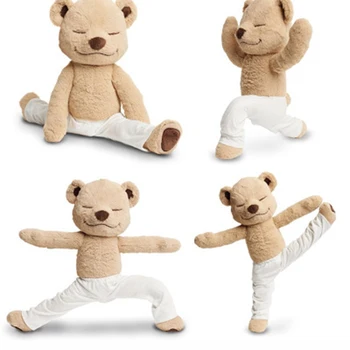 

Flexible Deformable Pose Yoga Bear Soft Doll Plush Toy Doll Teddy Bear Creative Variety Bear Birthday Holiday Gift Sp055