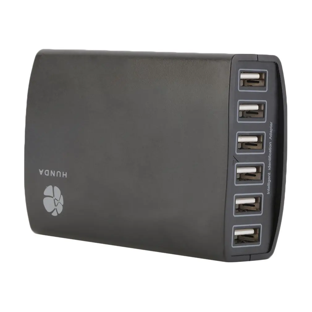 Черный 5 портов USB настольное быстрое зарядное устройство интеллектуальное автоматическое обнаружение технология изысканно разработанный прочный великолепный