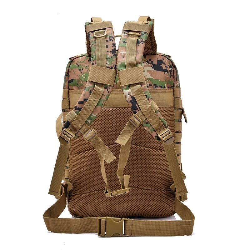 40L большой емкости мужские армейские тактические рюкзаки военные штурмовые Сумки на открытом воздухе 3 P EDC облегченная модульная система