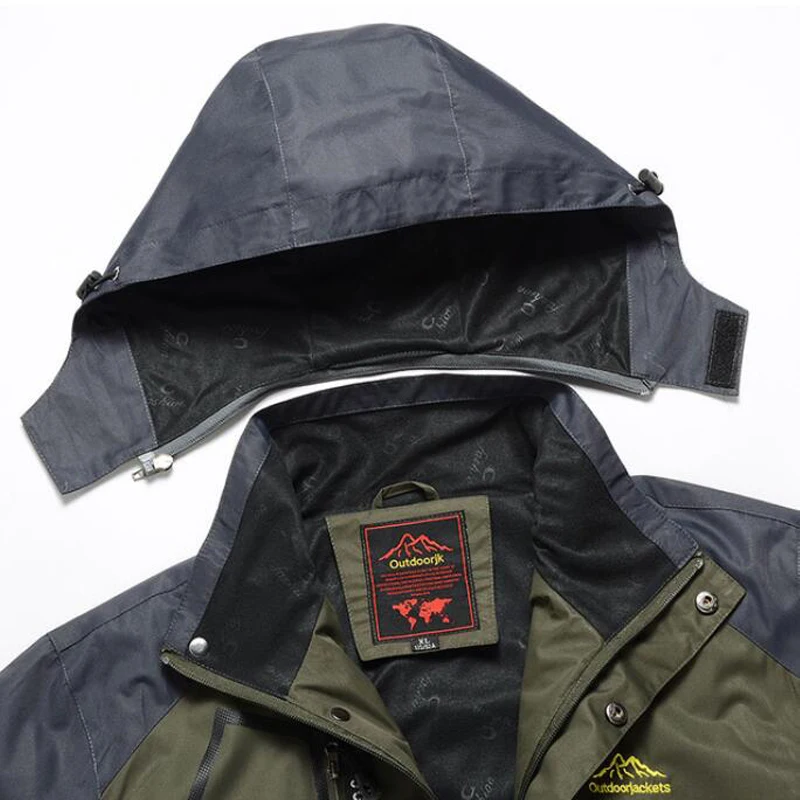 Куртка мужская водонепроницаемая ветрозащитная с флисовой подкладкой 9XL|jaqueta