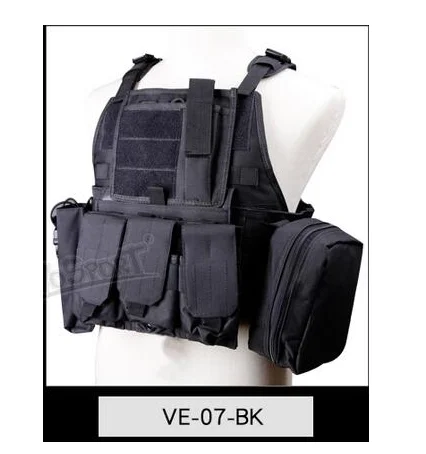 Военный Molle Combat 600D жилет тактический Мультикам камуфляж CSWoSporT страйкбол охота