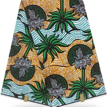 Горячая Распродажа африканская вощеная ткань принтом для пэтчворк Анкара ткань африканская ткань 12 ярдов хлопок ткань для платья батик HH-Y9