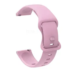 Silicone Watch Band - 20mm Replacement Wrist Strap Bracelet for 20mm width strap (F)