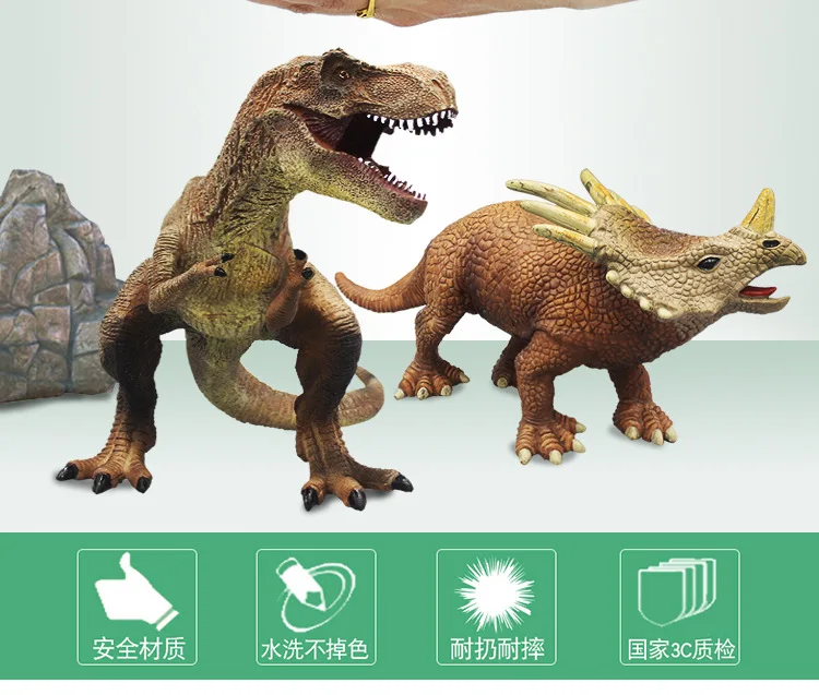 Модель динозавра игрушка большого размера модель динозавра T-Rex Plesiosaur пластмассовый игрушечный динозавр