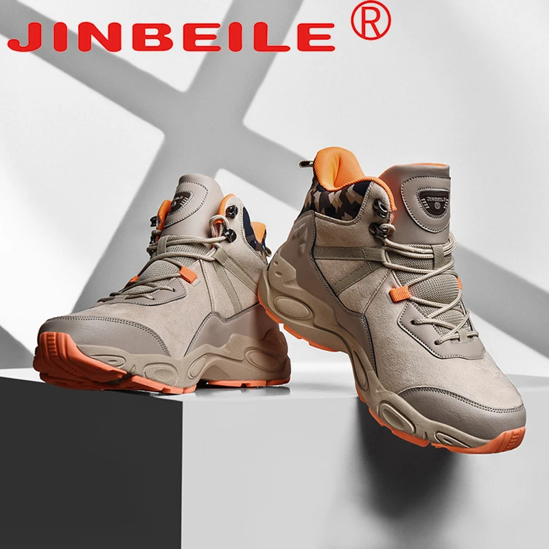 

Outdoor Sports Shoes Combat Tactical Men's Boots for Climbing Breathable Lightweight Non-slip Mountain Boots Hiking Shoes Male