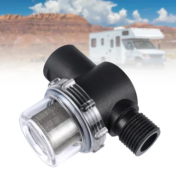 

Interface Garden Touring Car Water Pump Filter Irrigation High Flow Pipeline Universal Mesh Strainer RV Fittings 1/2inch