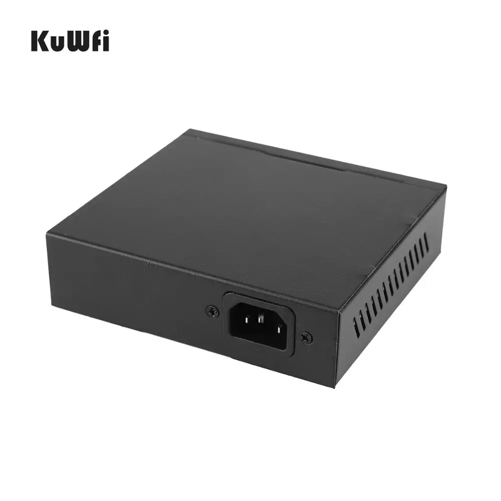Interruptor de Rede Injector para Câmera - sem Fio Mbps Ethernet 4 Portas Interruptor ip ap - Cctv 48 v Poe 100 - Imagem 6