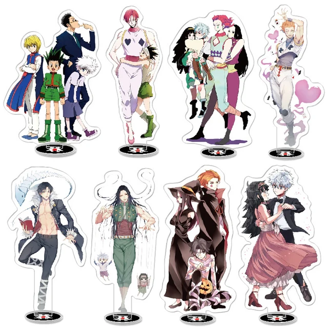 9pcs/Set Anime Hunter X Hunter Figure Acrylic Stands Model Plate Sword Art Online  Fairy Tail Keychain Decor Collection Cosplay - AliExpress