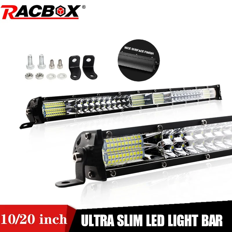 XZRTZ 19Inch 90W LED Bar Slim Single Row Light Bar Combo Offroad