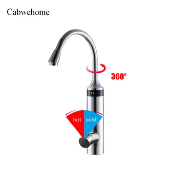 

Kitchen Electric Water Heater Instant Hot Water Heater Tap Water Faucet Heating Third Generation Heating TubeTemperature Display