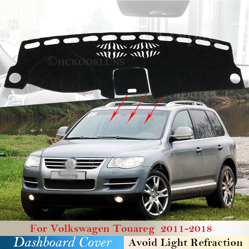 sej Efterforskning ækvator Dashboard Cover Protective Pad For Vw Volkswagen Touareg 7p 2011~2018 Car  Accessories Dash Board Sunshade Carpet 2015 2016 2017 - Car Stickers -  AliExpress