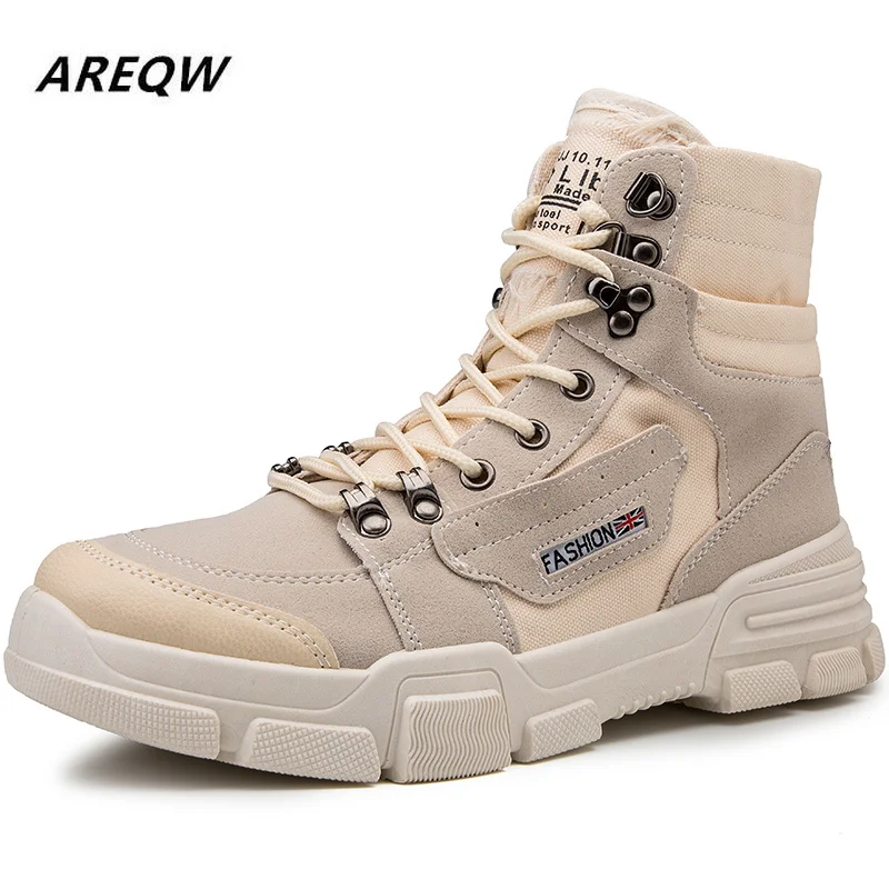 

2019 Letter Men'S Sneakers Casual Wild Fashionable Sneakers Mesh Breathable High-Top Movement Shoes Large Size Chaussures