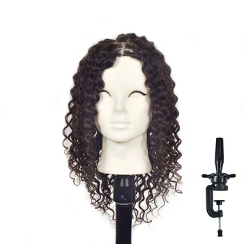 

16'' Professional Mannequin Training Head Hair Styling Practice Wig head For Barber Practice manikin Head