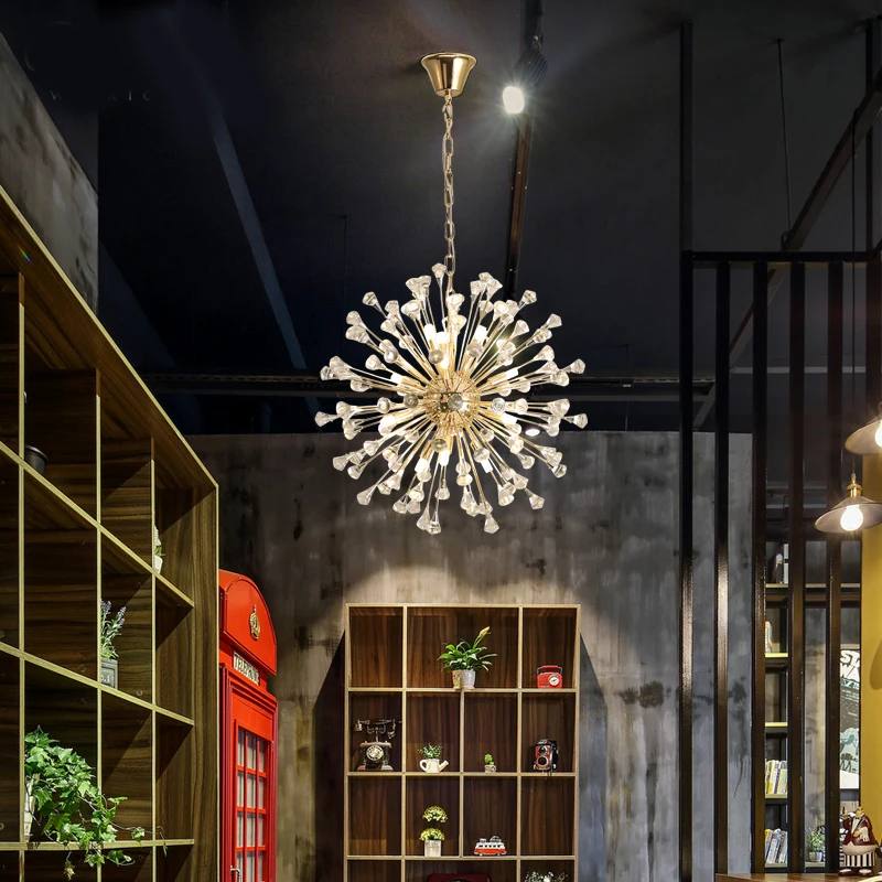 

Modern Crystal Pendant Lighting Vintage Dinning Room Suspension/Hanging Light Art Deco Crystal Light/lamp Fixture Home Indoor