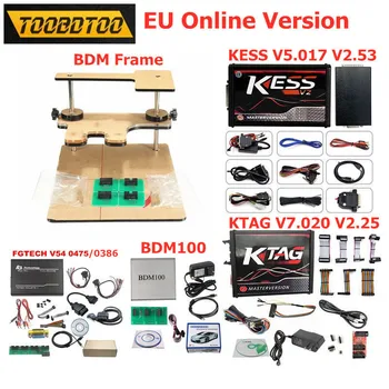 

EU Red Online SW V2.53 KESS FW V5.017 KTAG V7.020 SW V2.25 No Token Limited BDM Frame BDM100 FGTECH SW V54 FW V 0475/0386