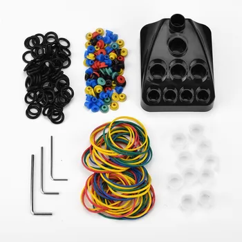 

Tattoo Accessories Supplies Transparent Color Cup Tattoo Color Holder Pin Cushion Rubber Band Consumables Shock Absorber Spanner