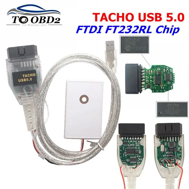 Профессиональная зеленая печатная плата Vagtacho USB версии V 5 0 с чипом FTDI FT232RL для VAG