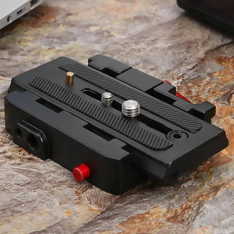 P-200 PRO DSLR камера быстросъемная пластина с слайдером прочное умелое производство практичная головка штатива камеры