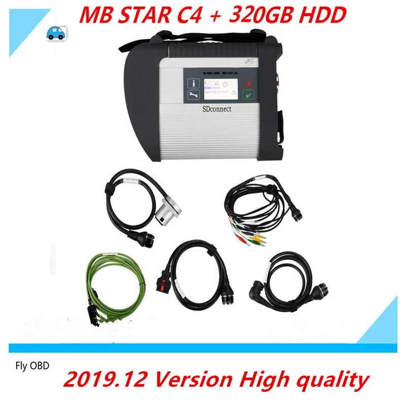 12 Высокое Качество MB Star C4 SD подключения Звездная Диагностика с новейшим программным обеспечением HDD Compact 4 мультиплексор диагностический инструмент