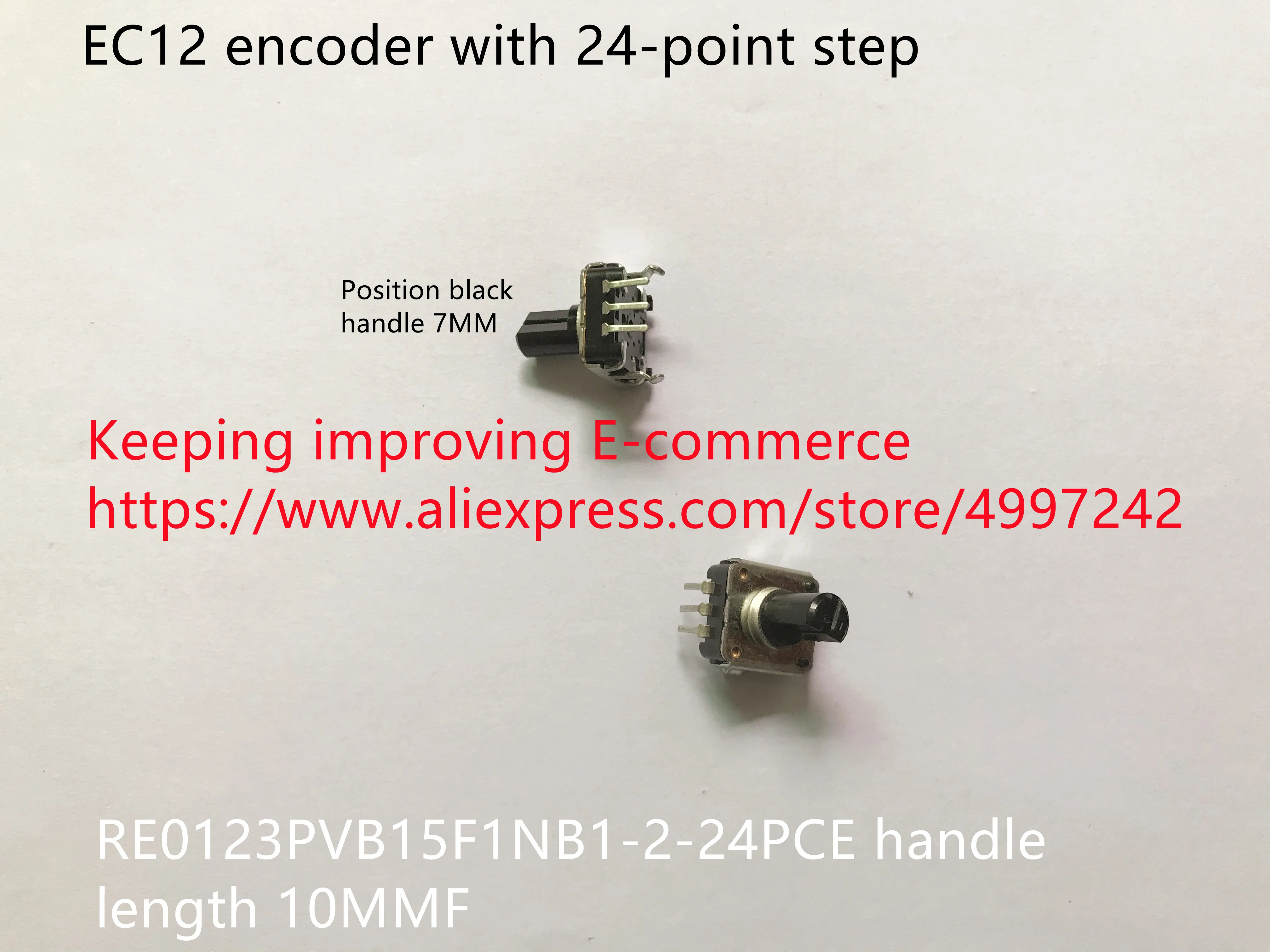 Оригинальный новый 100% EC12 кодером с 24-Шаг точки длина ручки 10MMF RE0123PVB15F1NB1-2-24PCE