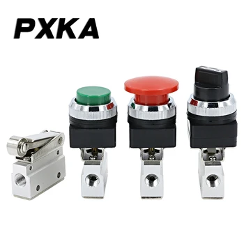 

Free shipping MOV-02 Pneumatic Valve Manual Valve Air Valve Switch Pneumatic Valve Button Valve Roller Type Mechanical Valve