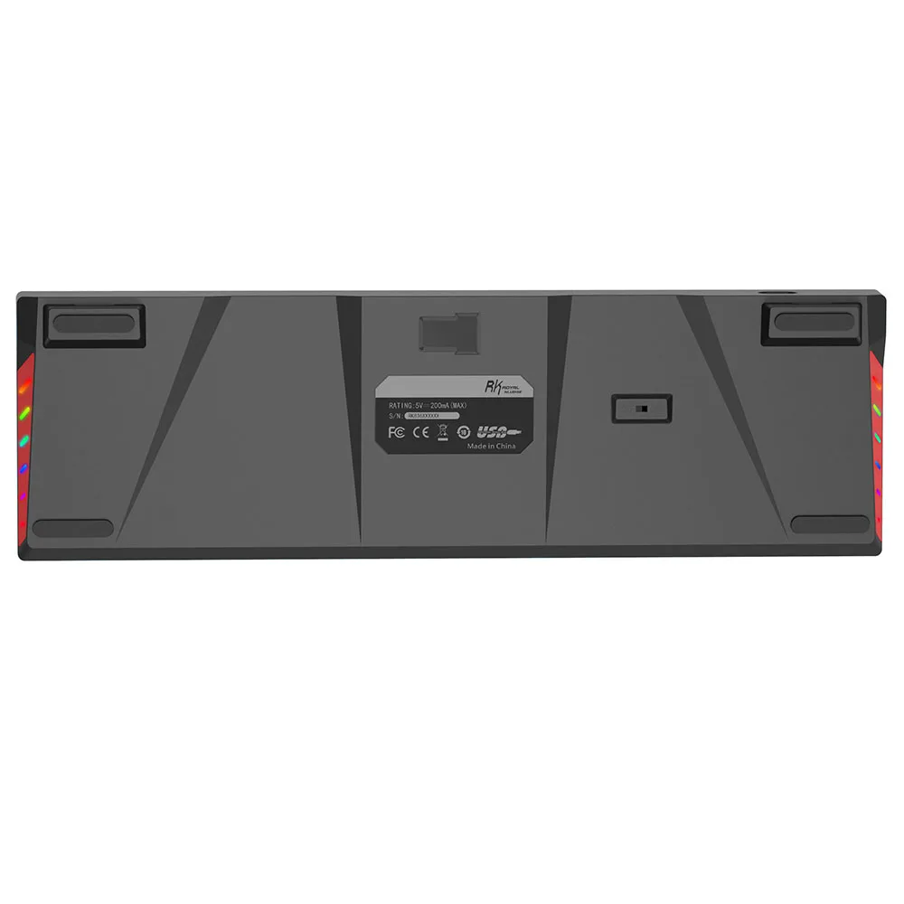 Механическая игровая клавиатура Royal Kludge RK71 с 71 клавишей маленькая bluetooth 3 0