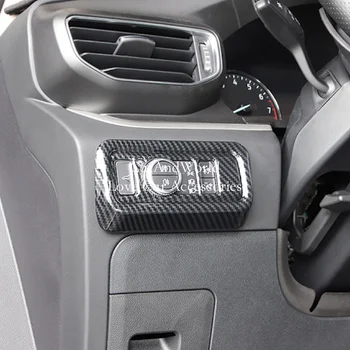 

For Ford Explorer 2020 2021 Left Control Head Light Lamp Switch Button Frame Cover Trims Carbon Fiber Car Interior Accessories
