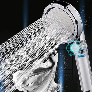 

Pressurized Shower Head Filter Water Saving Handheld Bath Shower Bathroom Accessories Rainfall Shower Hose Holder