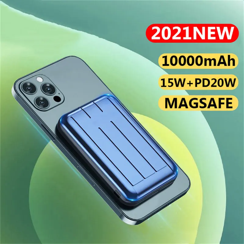 For Magsafe External Battery Magnetic Power Bank For iphone 12 /Pro /proMax /mini Magnet Wireless Charging PD20W Fast Charger