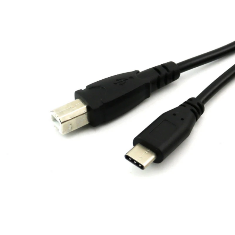 

USB-C USB 3.1 Type C Male Connector to USB-B USB 2.0 B Type Male Data Cable Printer Scanner Cable