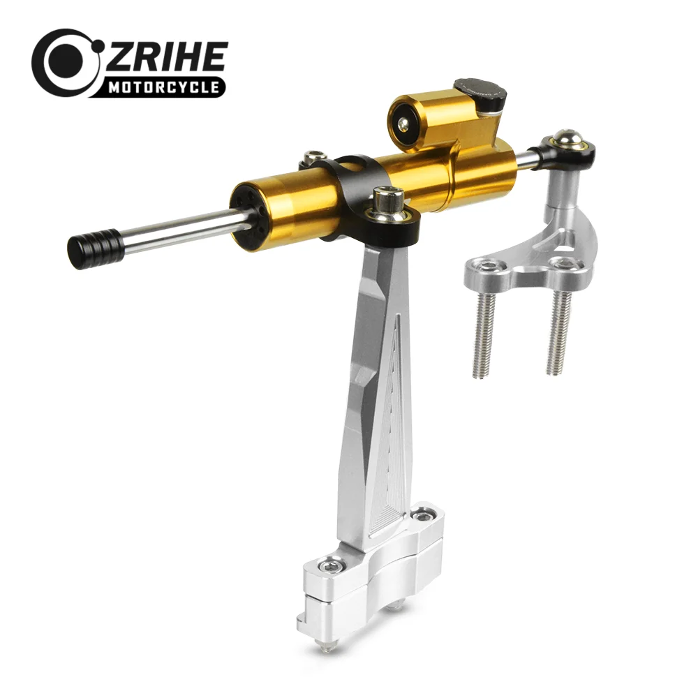 Motor bike Damper Steering Motorcycle Steering Stabilizer Damper Mounting Bracket Kit FOR HONDA CB650F