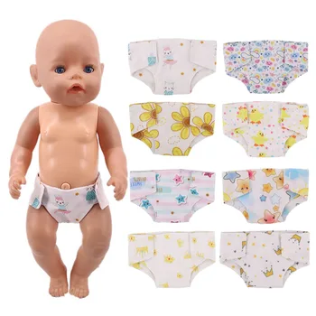 

Doll Panties Cute Rabbit Pattern Panties For 18 Inch American&43 Cm Baby New Born Doll Generation Christmas Girl`s Toy