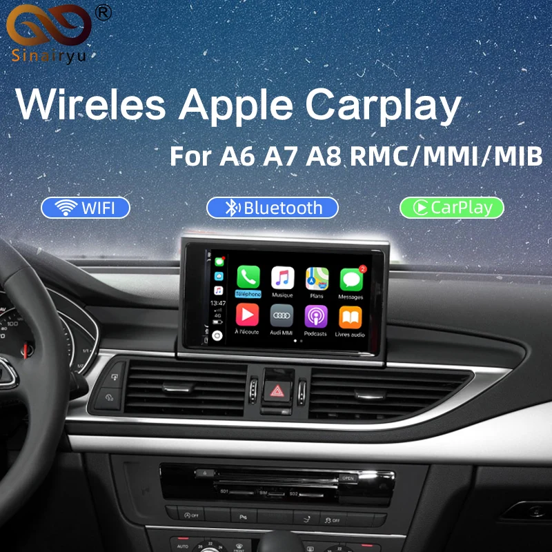 2019 автомобильный Apple CarPlay Android беспроводной декодер для Audi A8 MMI 2013 2017 Оригинальный