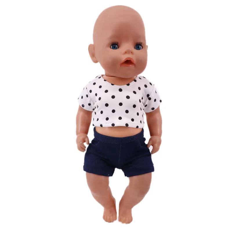 Coelho bonito Imprimir Set 10 pcs Boneca Roupas Acessórios Para 18 Polegada  American & 43Cm Reborn Baby Doll Toy Nossa Geração Meninas Presentes -  AliExpress