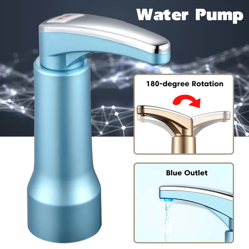 

Mini Faucet Electric Water Dispenser Touch Switch 180-degree Wireless Water Pump Automatic Drinking Water Bottles Suction Pump