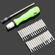 32 в 1 Набор отверток прецизионный сменный магнитный Набор отверток мини-отвертка Набор инструментов для ремонта