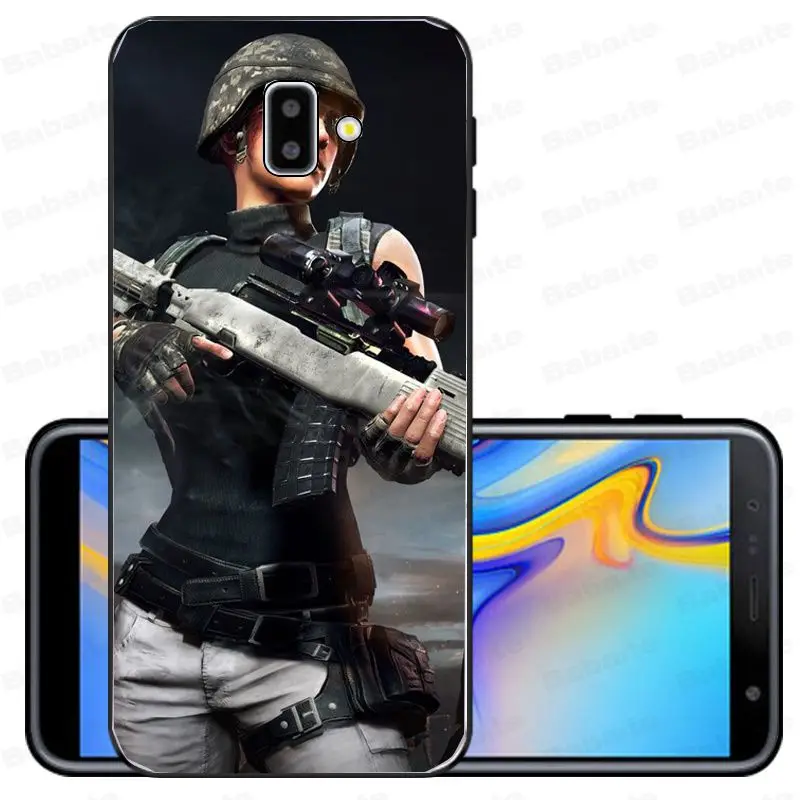 A16 Чехол для galaxy j6 plus PUBG Coque Shell для телефона samsung galaxy j6 plus A6 A8 A9 A10 A30 A50 мобильный чехол - Цвет: A16