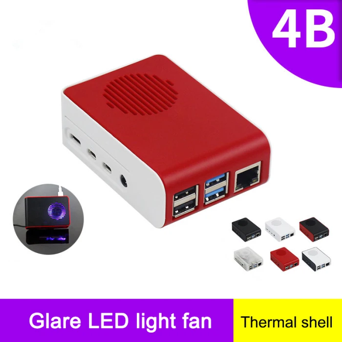 Пластиковый чехол, совместимый с Raspberry Pi 4B, Новое поступление