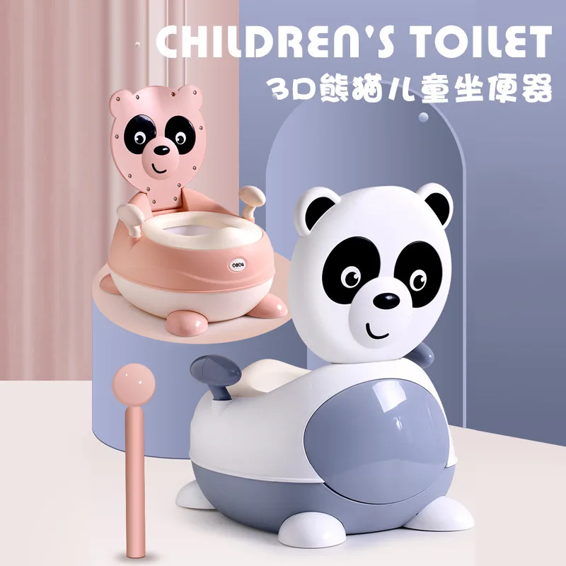 

Toilet for Kids CHILDREN'S Toilet Baby Cartoon Panda Chamber Pot Infant Potty
