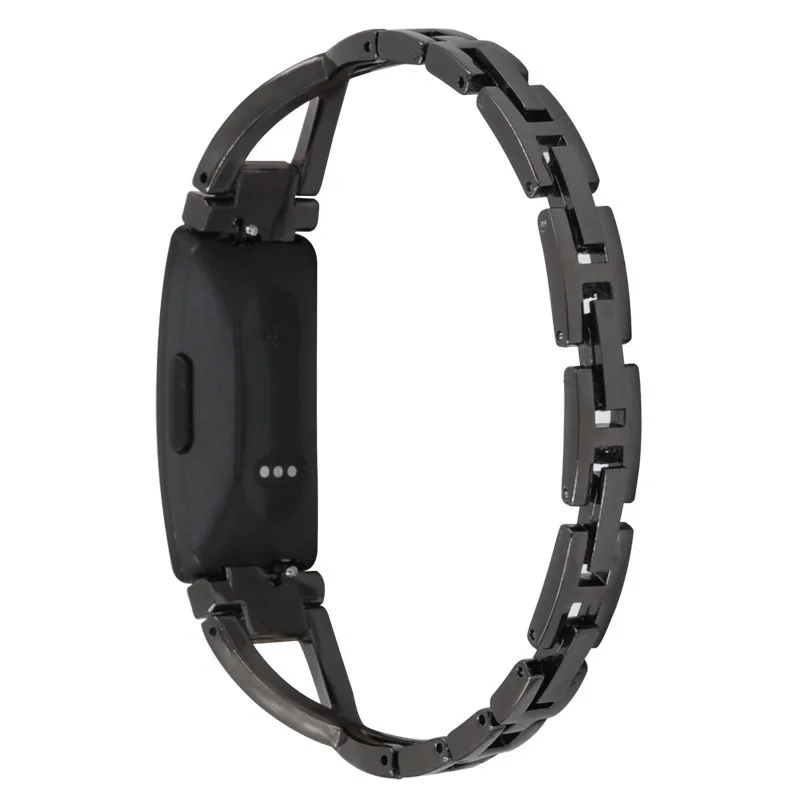 Сменный металлический Хрустальный ремешок для часов, ремешок для Fitbit Inspire/HR, модный пустой браслет, браслет 1sh
