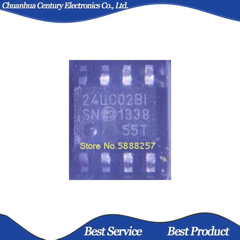 

10 шт./лот 24LC02B-I/SN SOP8 новые и оригинальные Фотообои