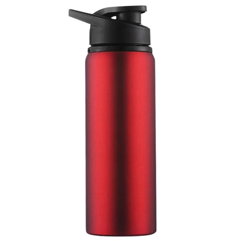 Stainless steel travel bottle sports water cup straight drink bicycle kettle outdoor sports pot #3S10 (14)