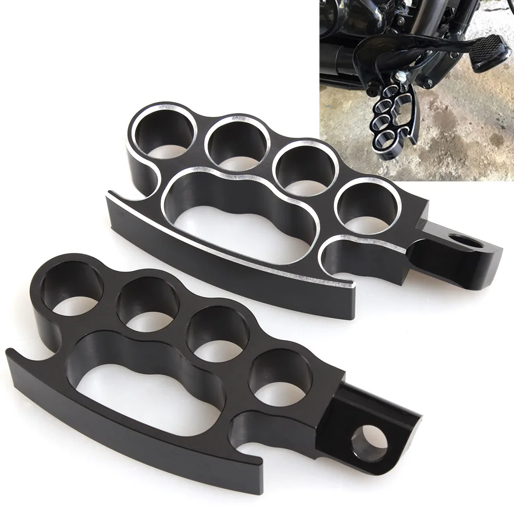 Motorcycle Flying Foot Pegs Footpegs Custom Pedal For Harley Sportster XL 1200 883 Dyna Softail Fat Bob | Автомобили и мотоциклы